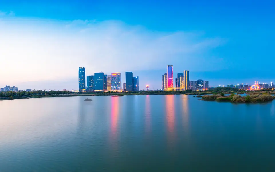 Yiwu skyline